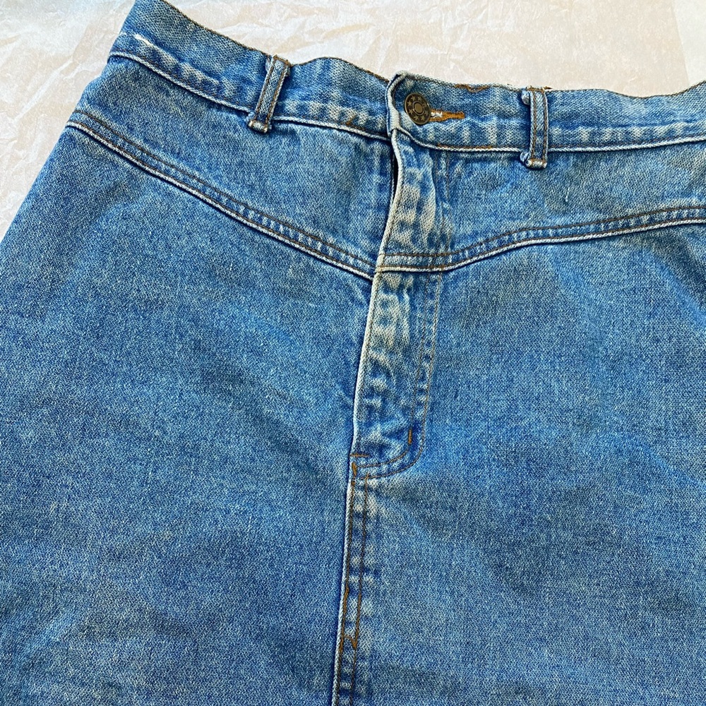 Vintage Reformation denim skirt high waisted